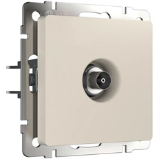 Изображение ТВ-розетка оконечная (айвори матовый) W1183062
