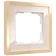 Изображение Рамка на 1 пост Baguette (айвори/латунь) W0012851